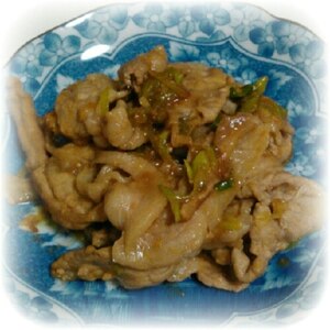 甘味噌生姜ｄｅ❤エノキと豚肉と葱の炒め物❤
